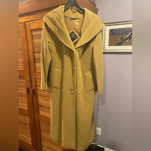 Women's Tan Wool Coat